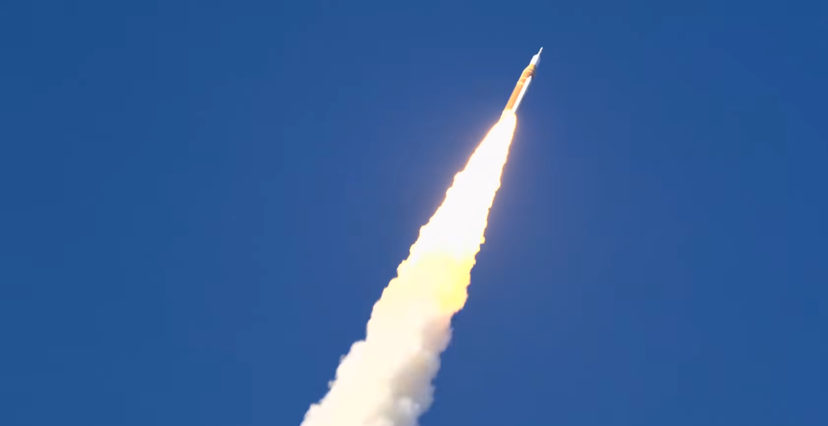 Rocket launch image used as the KNOWN roadmap page background